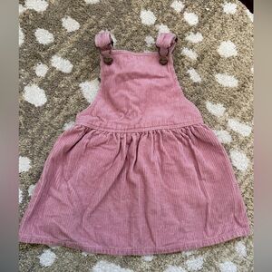 Zara Pink Corduroy Dress 12-18 months
